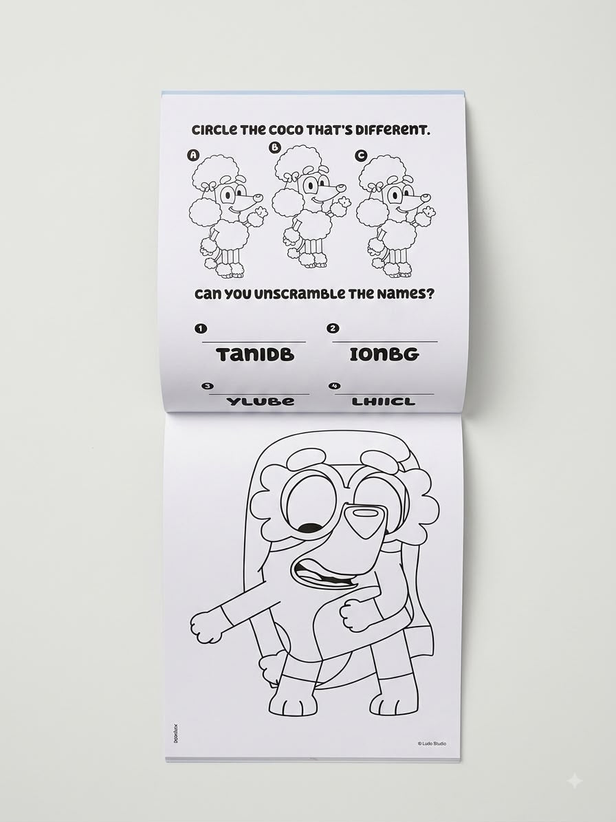 Bluey Stickerivity Activity Book – "So Much Fun!"