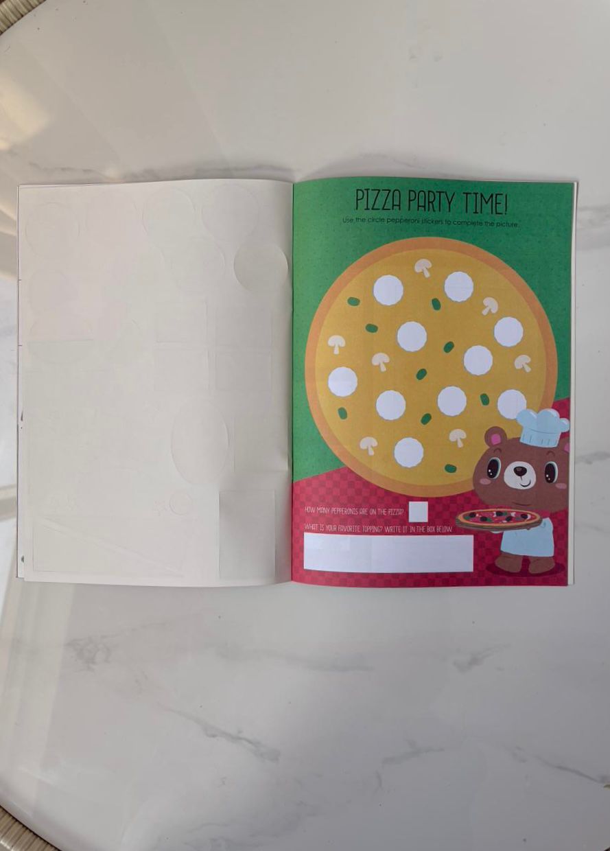 Learning Shapes Sticker Book – Pre-K / Kindergarten (80+ Stickers!)