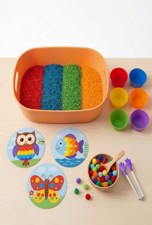Premium Color Sorting Sensory Kit