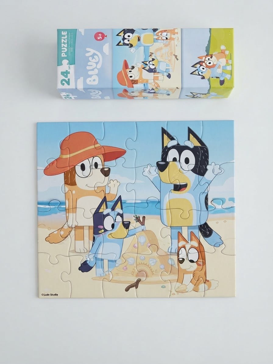 Bluey Beach Day 24-Piece Puzzle