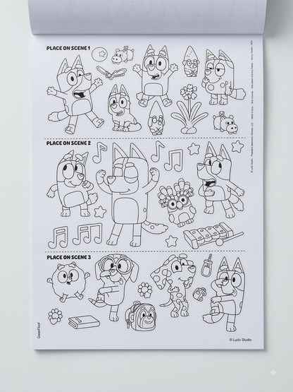 Bluey Stickerivity Activity Book – "So Much Fun!"