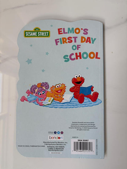 Elmo’s First Day of School – Board Book for Toddlers
