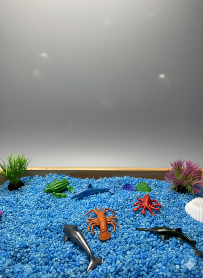Compact Ocean Sensory Bin Kit