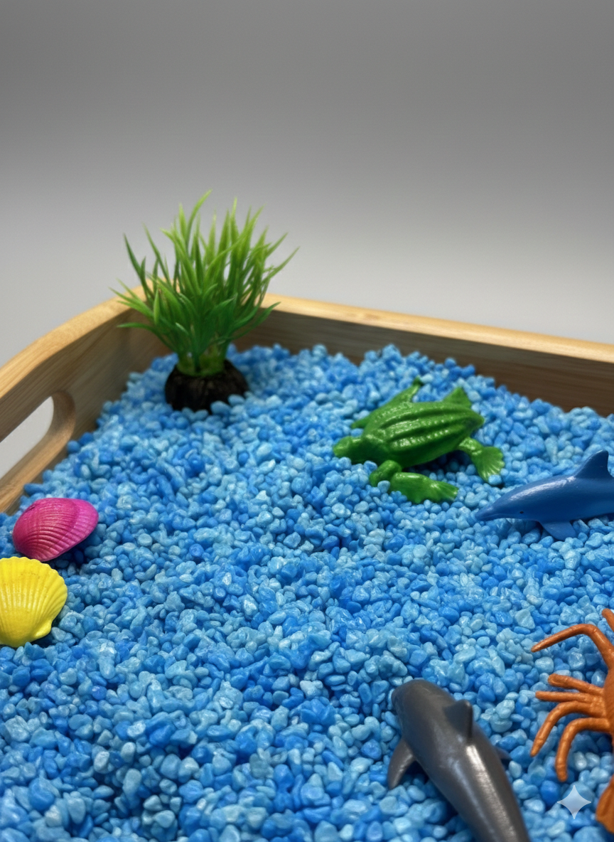 Compact Ocean Sensory Bin Kit
