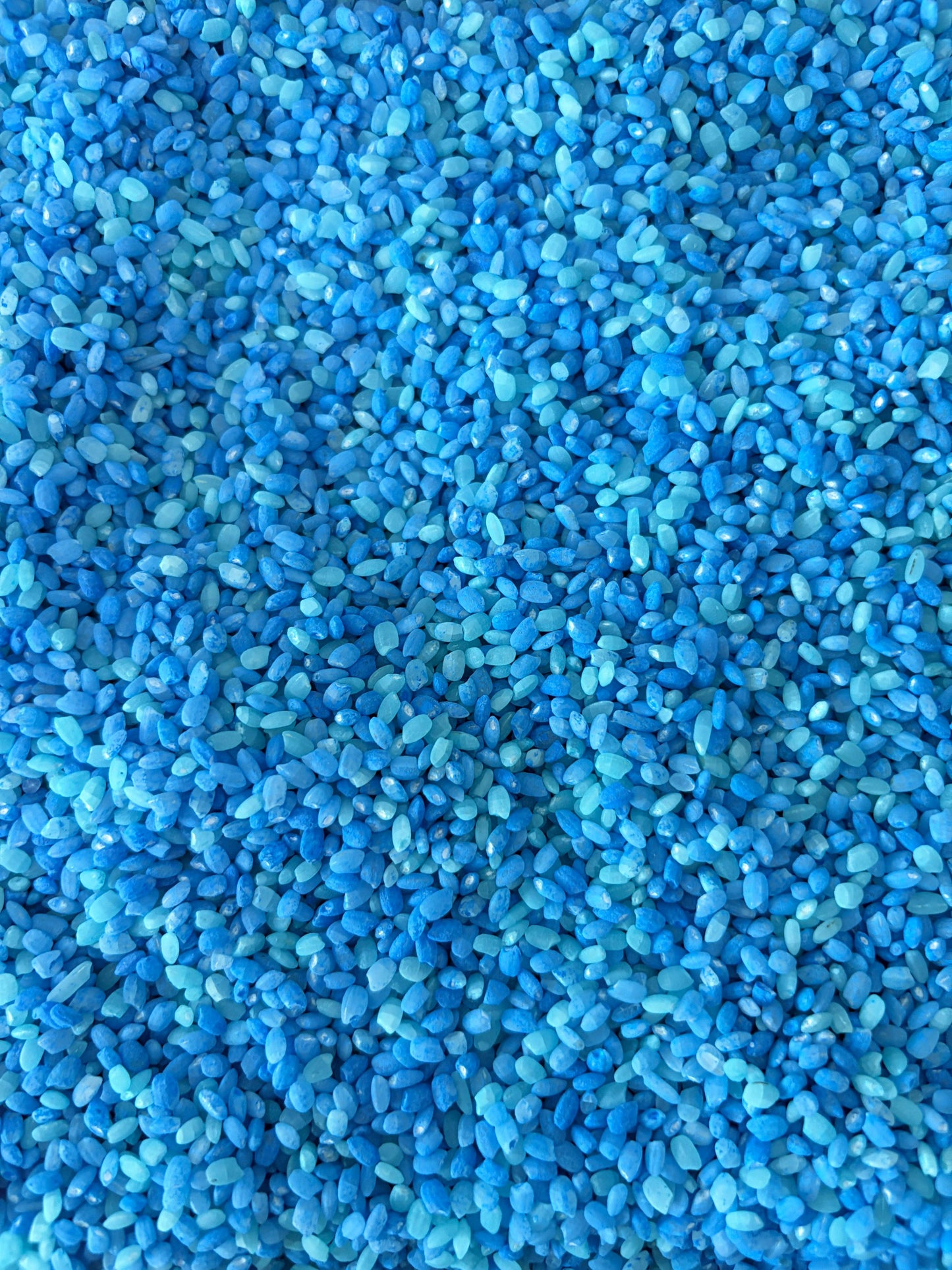 Ocean sensory bin rice filler