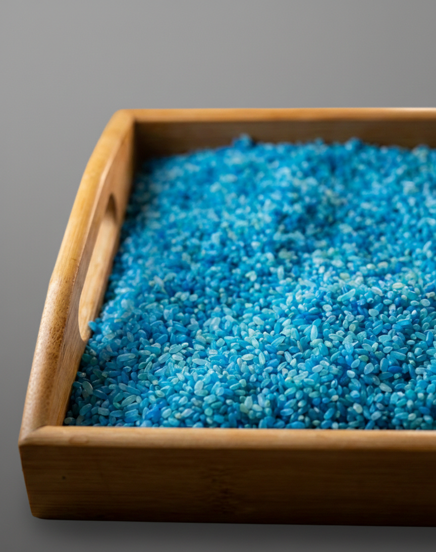 Ocean themed sensory rice filler