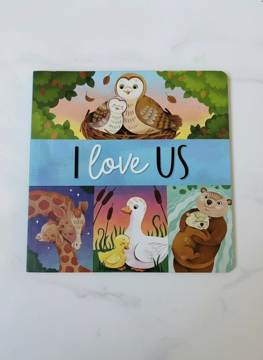 I Love Us – toddler board book by The Clever Factory | UAE kids books