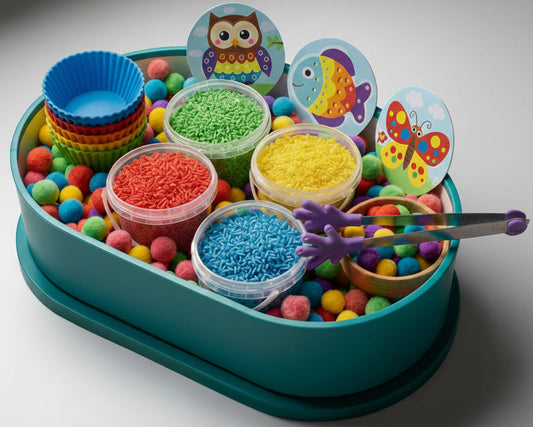 Premium Color Sorting Sensory Kit