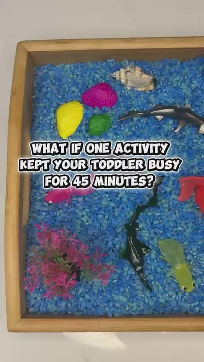 Compact Ocean Sensory Bin Kit